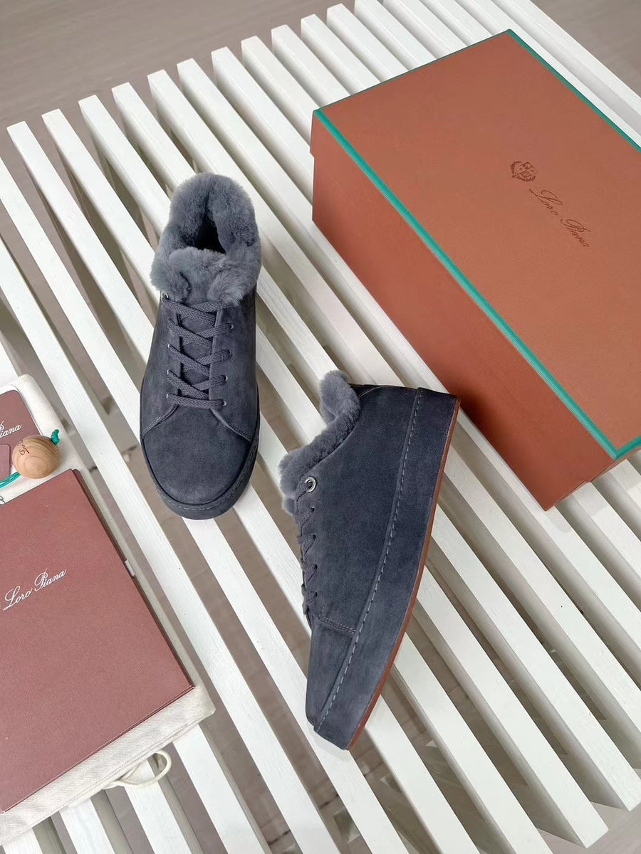 Shoes- Loro P Fur Nuages Sneakers Comfortable Everyday Designer Shoes