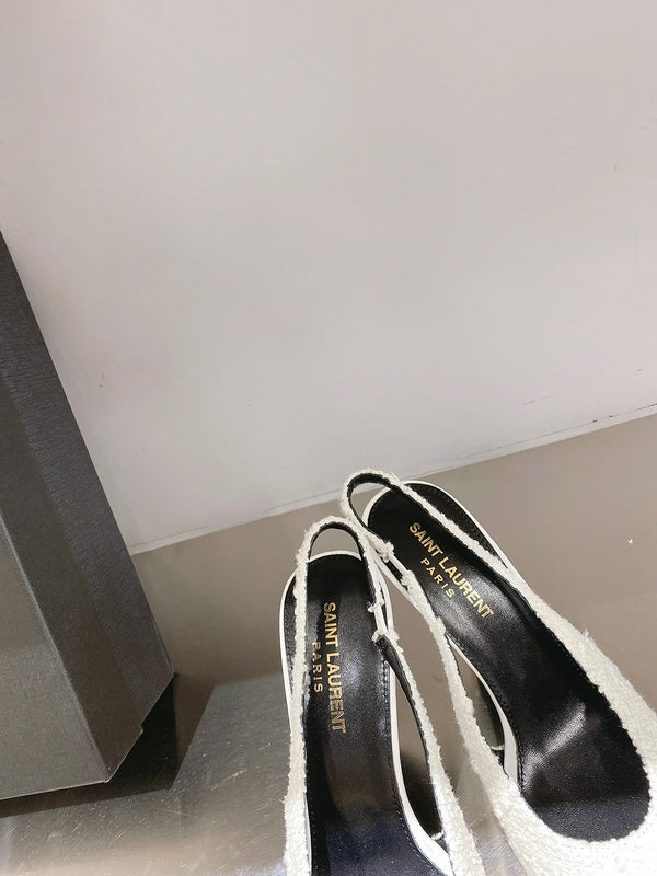 Texture and finish detail of Saint Laurent luxury piece style No.104