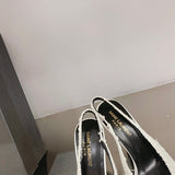 Saint Laurent luxury shoes detail shot