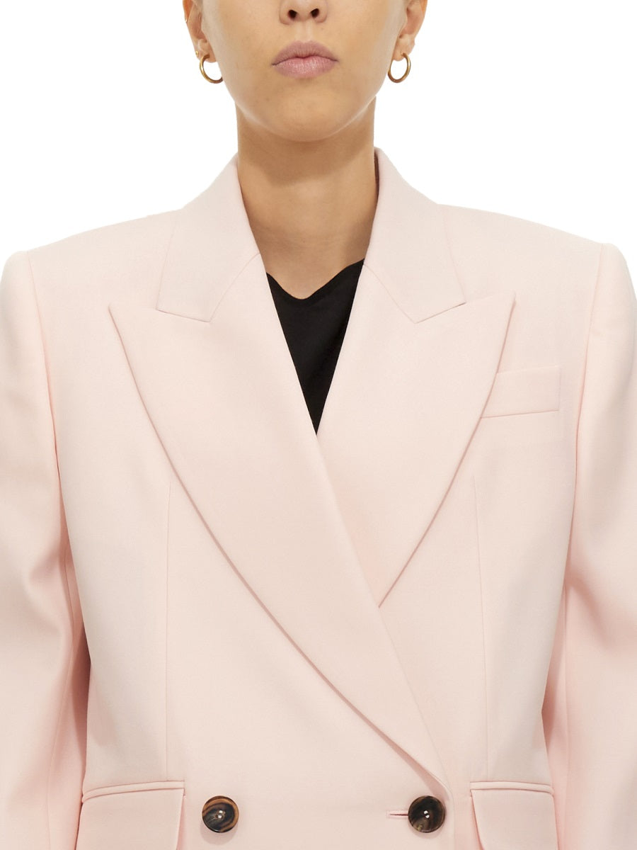 Alexander McQueen Jackets? Alexander Mcqueen Women Double-Breasted Jacket Stylish Everyday Designer Outerwear
