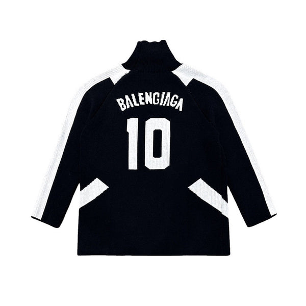Close-up of Balenciaga designer clothing craftsmanship