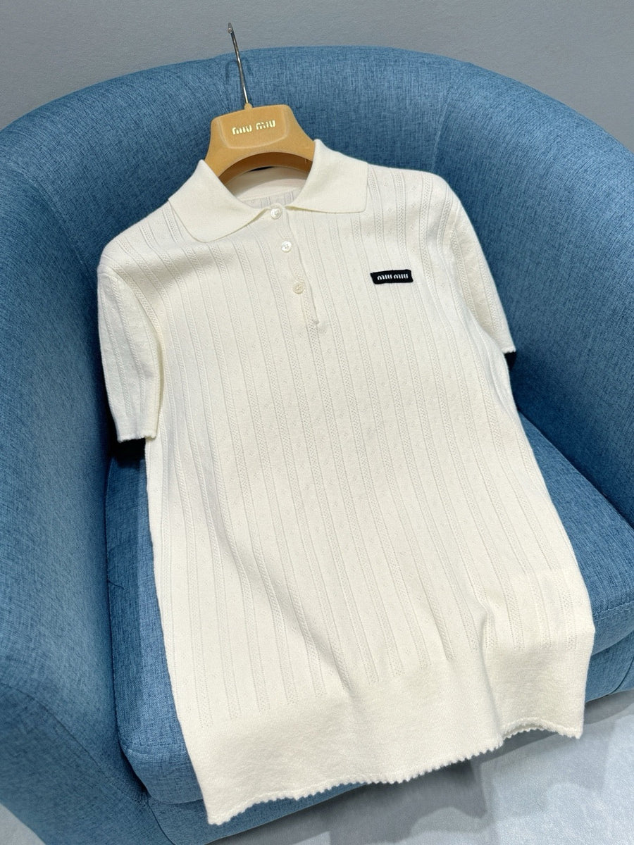 Polo Shirts- Miu M Polo Shirt Premium Everyday Polo Shirt