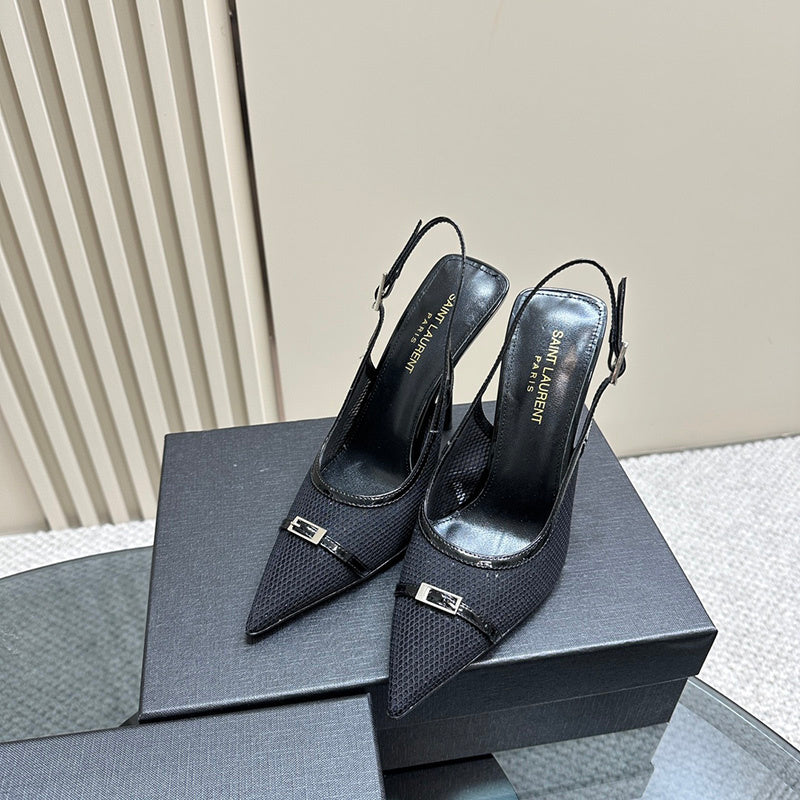 Saint Laurent shoes front view designer style