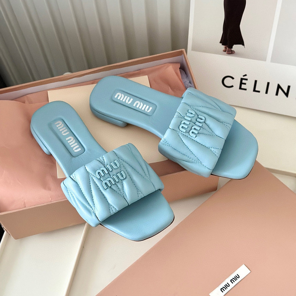 Shoes- Miu M Sandals Comfortable Everyday Designer Shoes