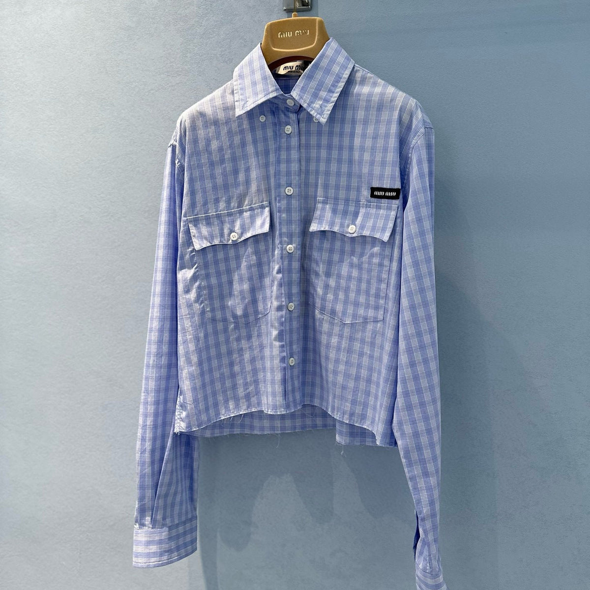 Tops- Miu M Shirt Elegant Everyday Designer Top