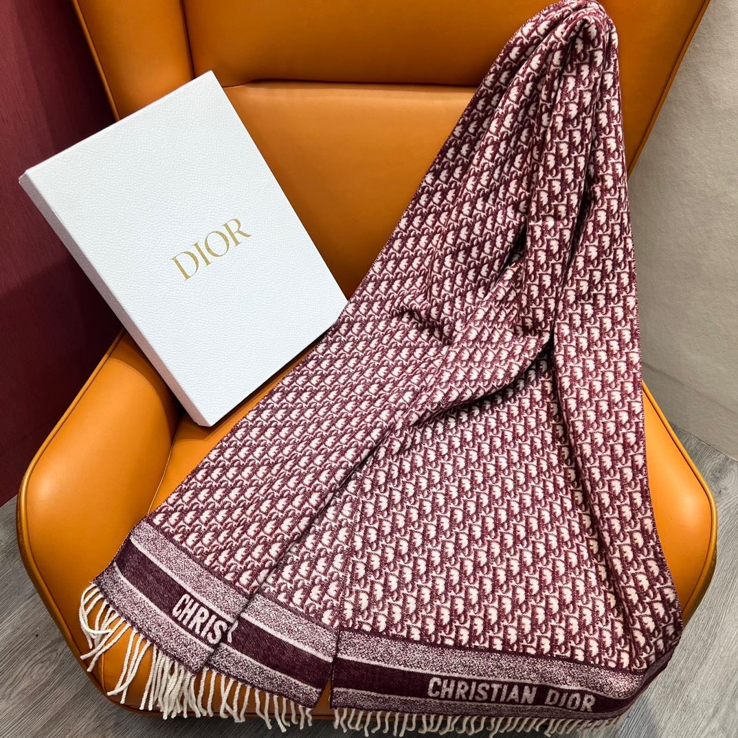 Dior Scarves- Dior Oblique Scarf Elegant Everyday Designer Scarf
