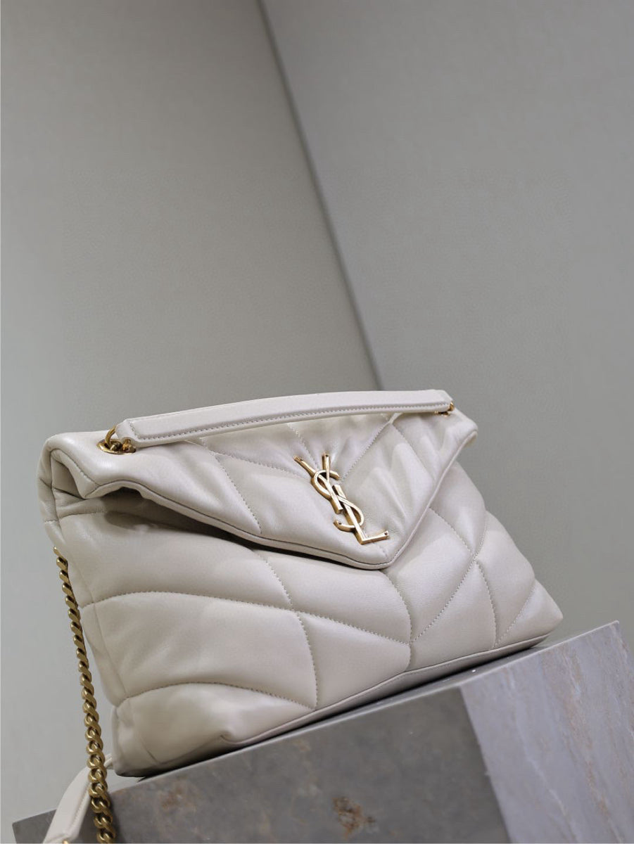 Saint Laurent Bags- Saint Laurent Loulou Medium Puffer Bag Luxury Designer Leather Handbag