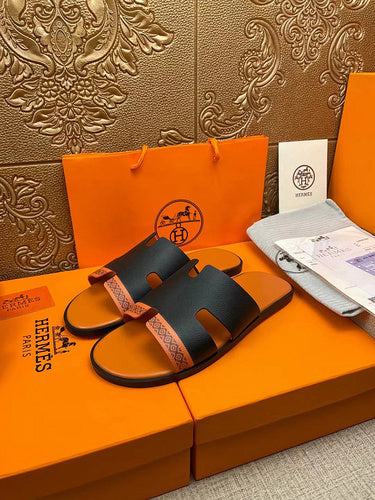 Hermès Black Classic Ballet Flats - Back View