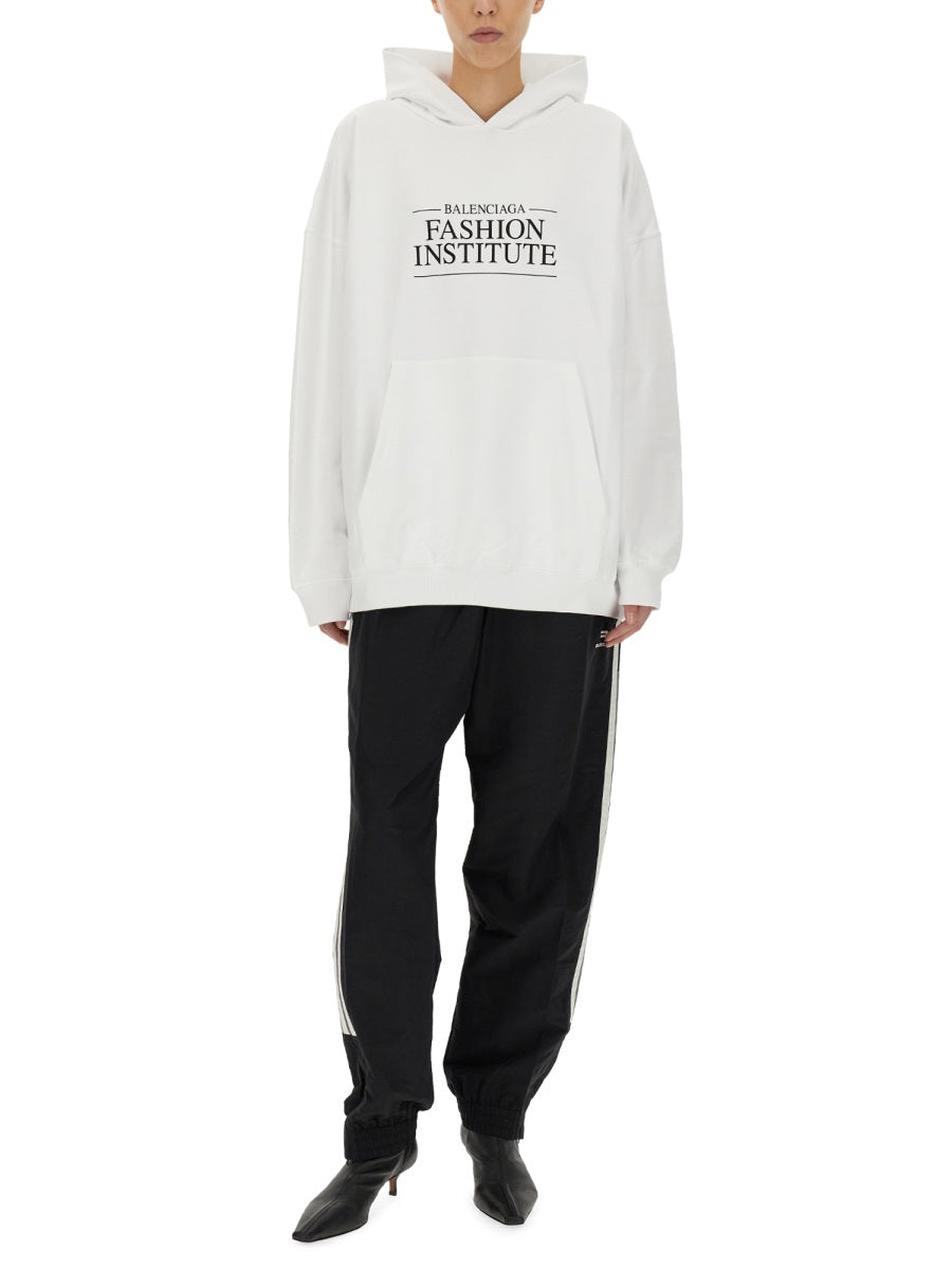 Balenciaga Hoodies- BALENCIAGA Large Fit Fashion Institute Sweatshirt Premium Designer Casual Hoodie