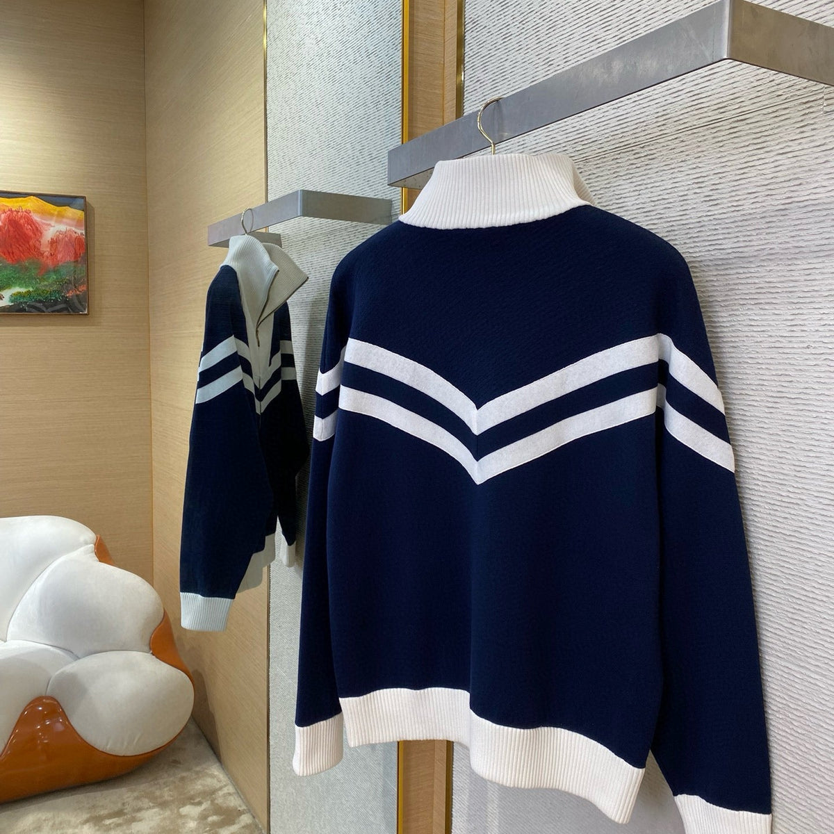 Louis Vuitton Sweaters- Louis Vuitton Lou Zip Jumper Premium Casual Designer Knitwear