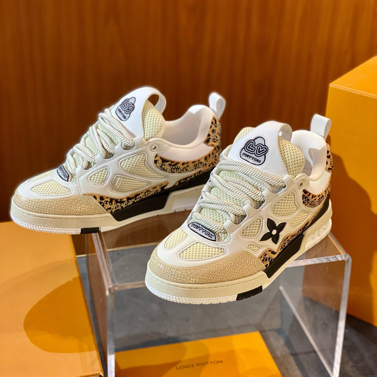 Louis Vuitton Shoes- Louis Vuitton Lou Skate Trainers Luxury Lifestyle Designer Footwear