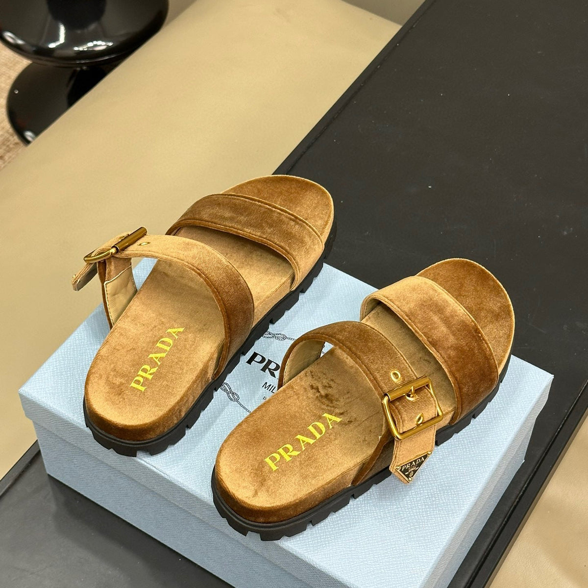 Shoes- Pd Strap Sandals Premium Designer Casual Shoes