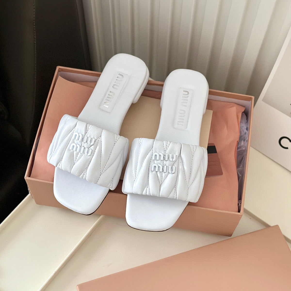 Shoes- Miu M Sandals Premium Designer Casual Shoes