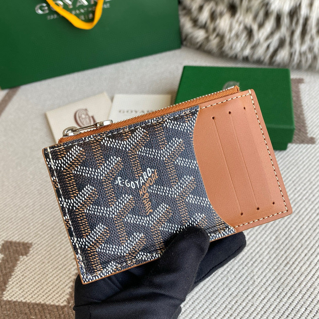 Wallets- Goya Bourbon Card Holder Premium Leather Designer Wallet