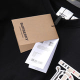 Burberry luxury t-shirt detail shot