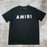 Close-up of Amiri t-shirt craftsmanship