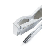 Balenciaga premium sunglasses detail and craftsmanship close-up
