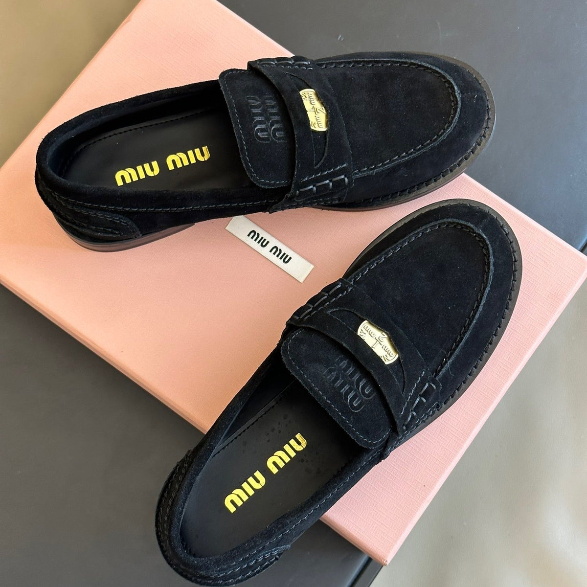 Shoes- Miu M Loafers Comfortable Everyday Designer Shoes