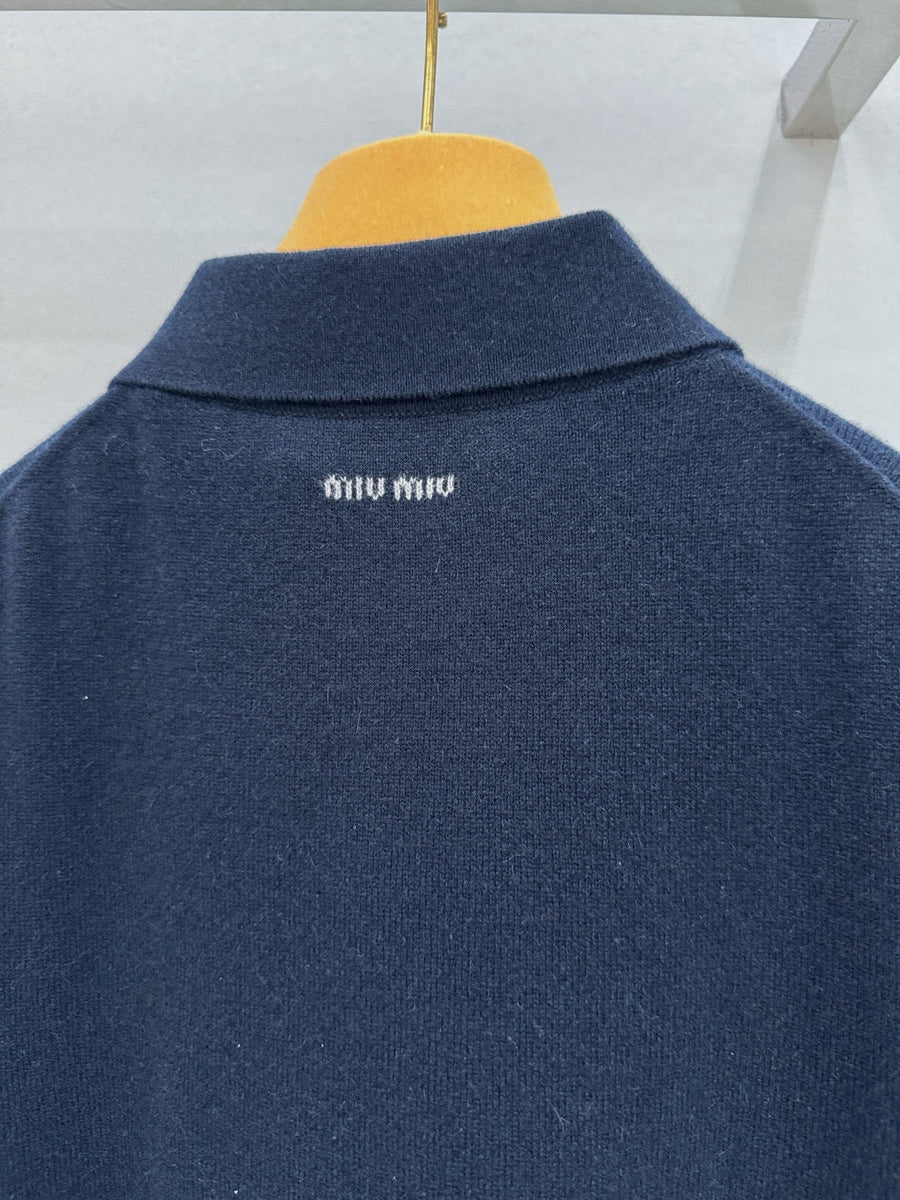 Polo Shirts? Miu M Polo Shirt Classic Designer Cotton Polo Shirt