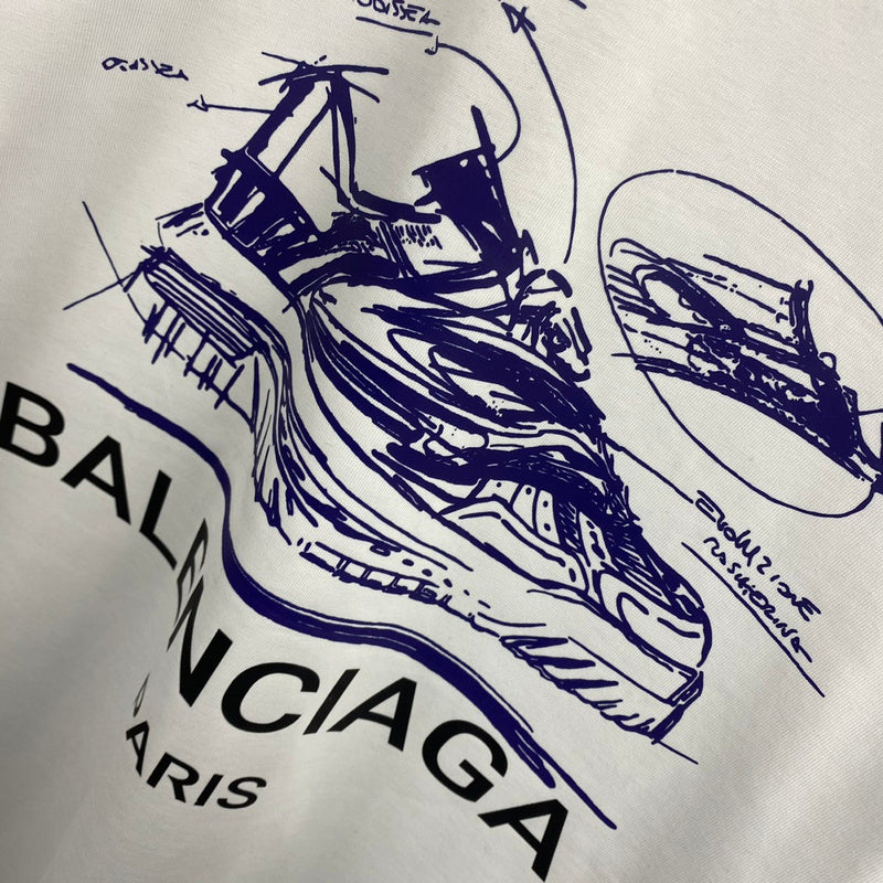 Balenciaga t-shirt front view designer style