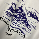 Balenciaga t-shirt front view designer style