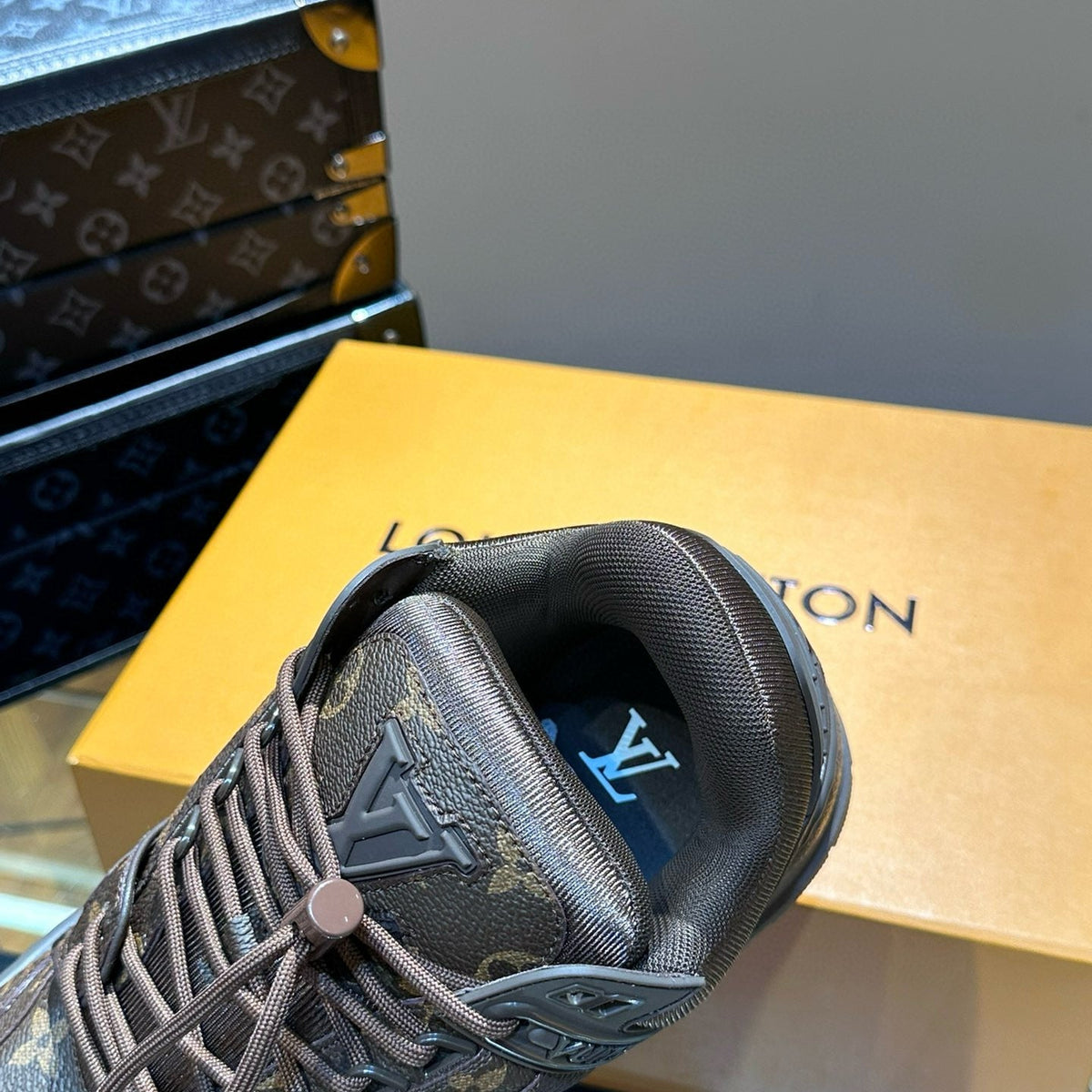 Louis Vuitton Shoes- Louis Vuitton Lou Trainers Luxury Lifestyle Designer Footwear