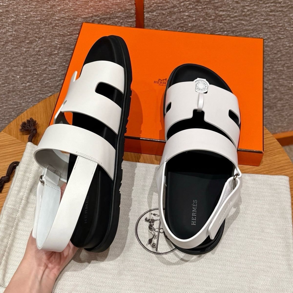 Shoes- Herm Genius Sandals Luxury Lifestyle Designer Footwear