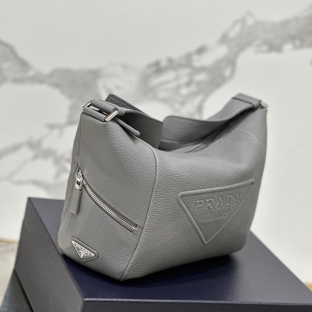 Bags- Pd Leather Bag With Shoulder Strap Elegant Everyday Designer Handbag