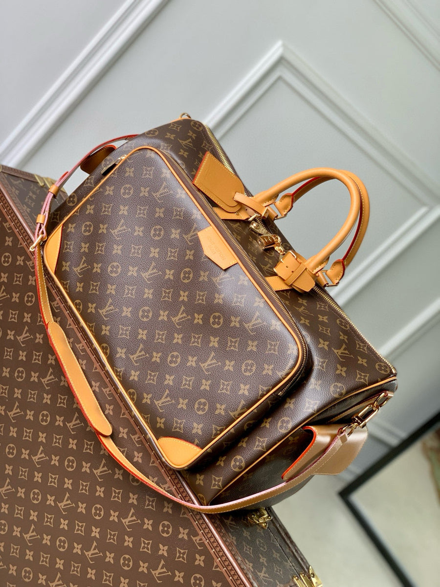 Louis Vuitton Bags- Louis Vuitton Lou Keepall Cargo 50 Bag Premium Designer Shoulder Bag