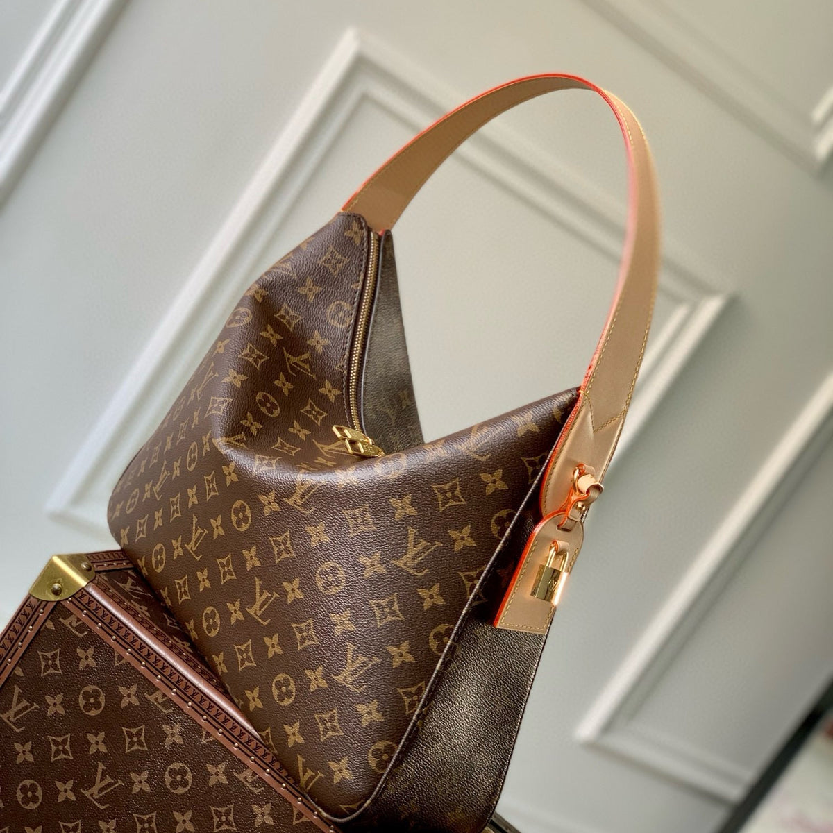 Louis Vuitton Bags- Louis Vuitton Lou Slouchy Mm Bag Luxury Designer Leather Handbag