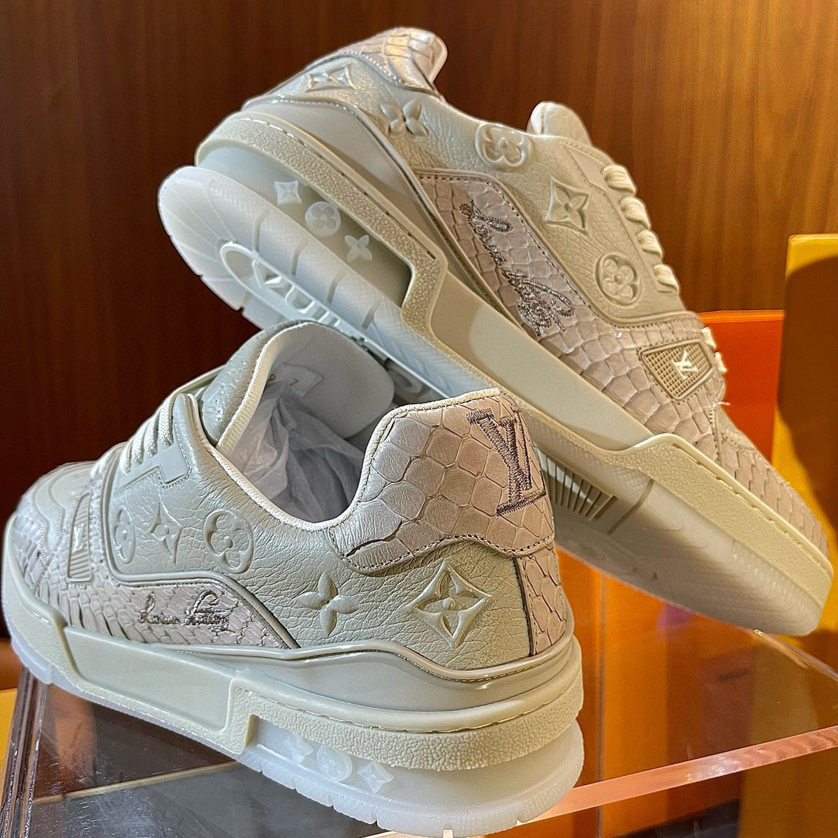 Louis Vuitton Shoes- Louis Vuitton Lou Trainers Luxury Lifestyle Designer Footwear