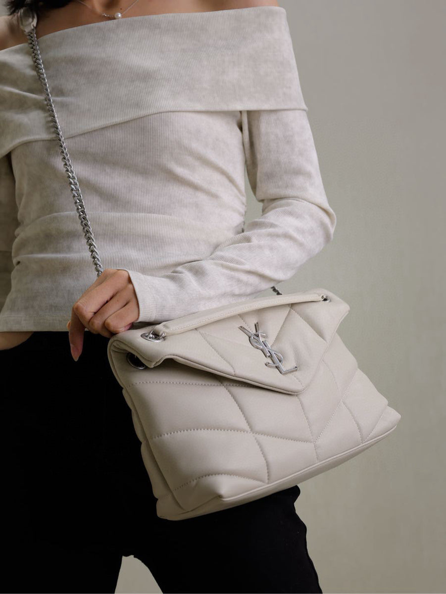 Saint Laurent Bags- Saint Laurent Loulou Puffer Small Bag Elegant Everyday Designer Handbag