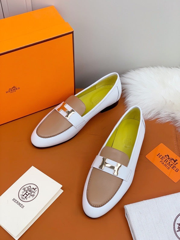 Hermès Tan Pointed-Toe Stiletto Heels - Back View