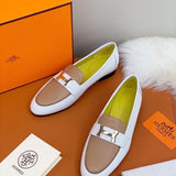 Hermès Tan Pointed-Toe Stiletto Heels - Back View