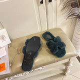 Hermès Tan Platform Sandals - Lifestyle Styling Shot