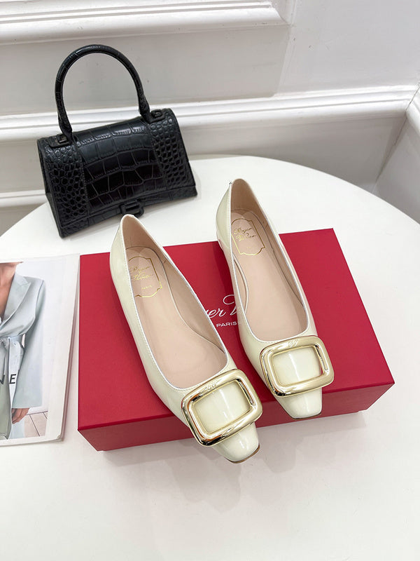 Roger Vivier luxury shoes detail shot