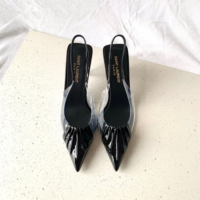 Saint Laurent shoes front view designer style