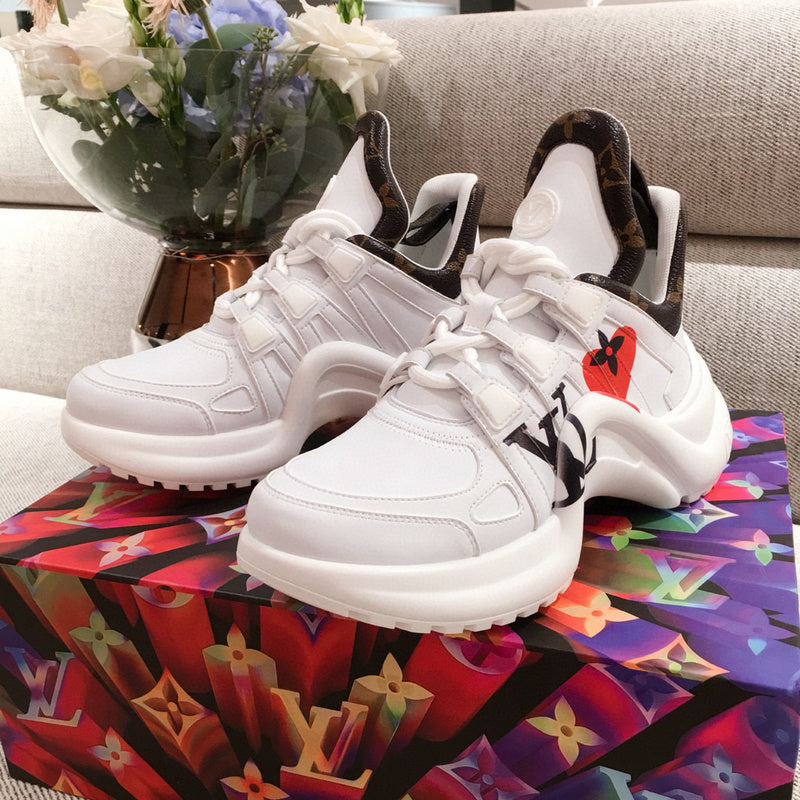Louis Vuitton designer shoes full view