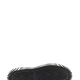 Close-up of Bottega Veneta athletic hardware and fine stitching