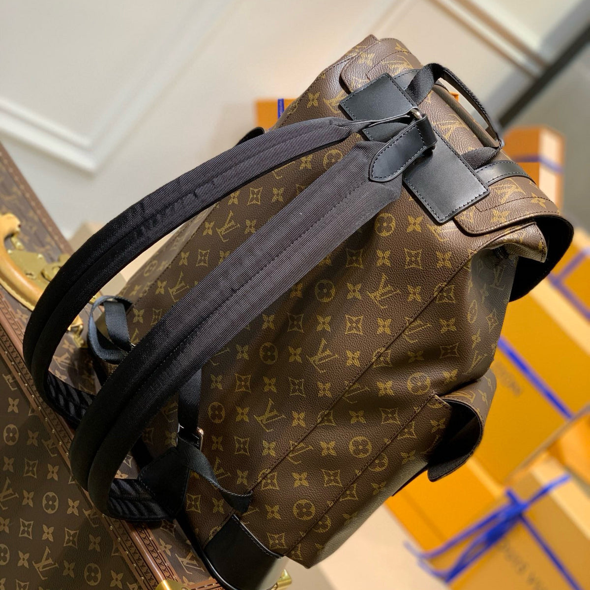 Louis Vuitton Bags- Louis Vuitton Lou Christopher Pm Backpack Elegant Everyday Designer Handbag