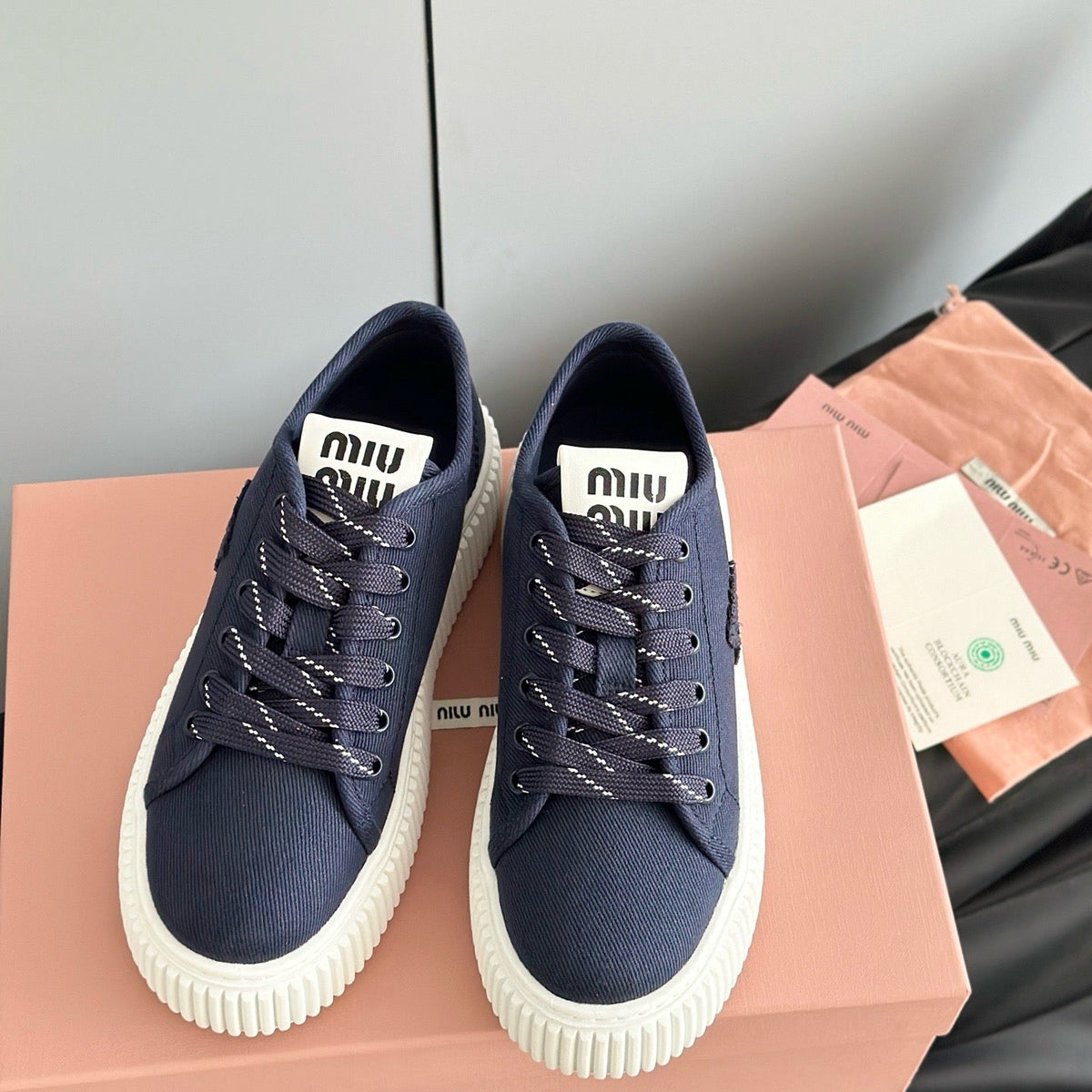 Shoes- Miu M Trainers Premium Designer Casual Shoes