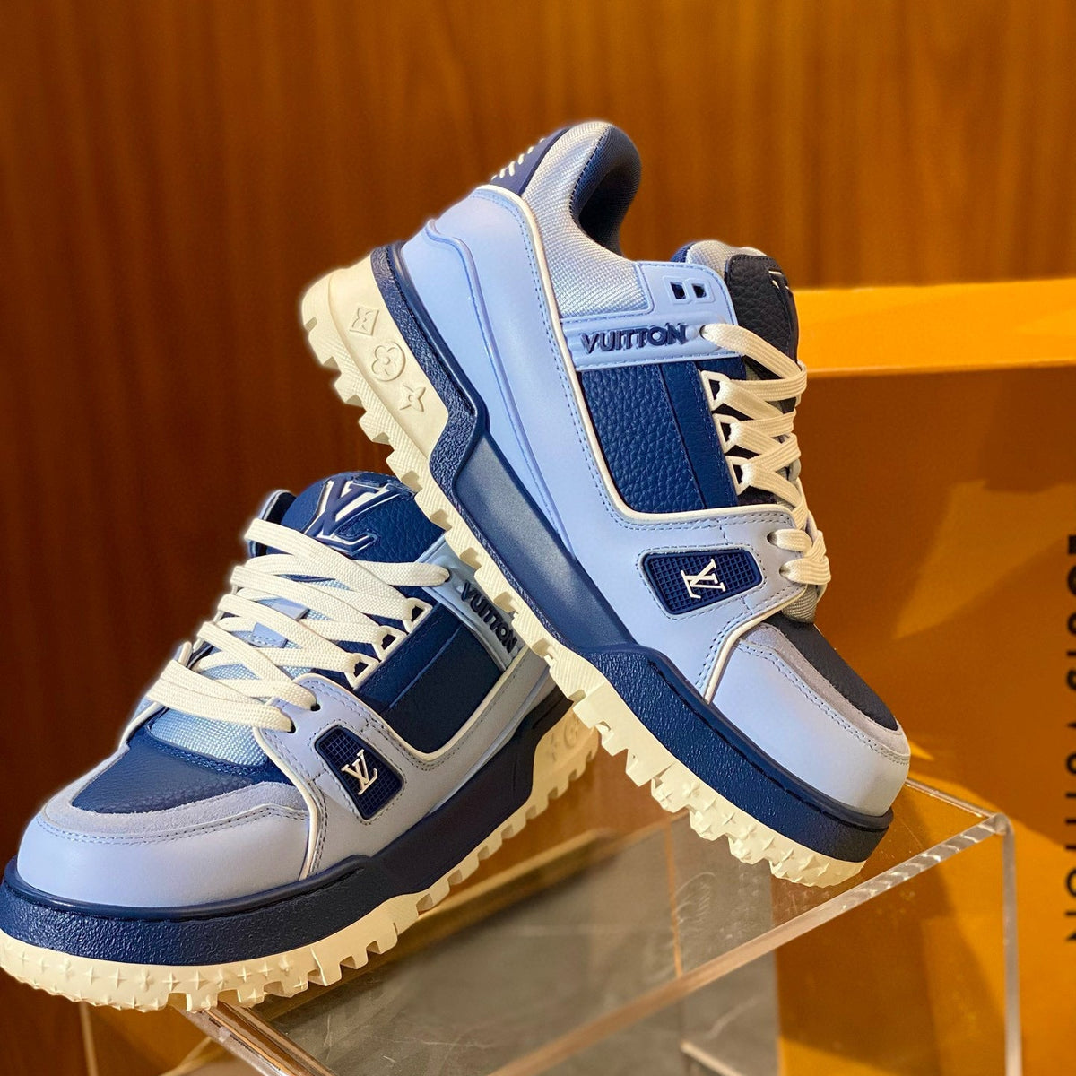 Louis Vuitton Shoes- Louis Vuitton Lou Trainer Maxi Trainers Luxury Lifestyle Designer Footwear