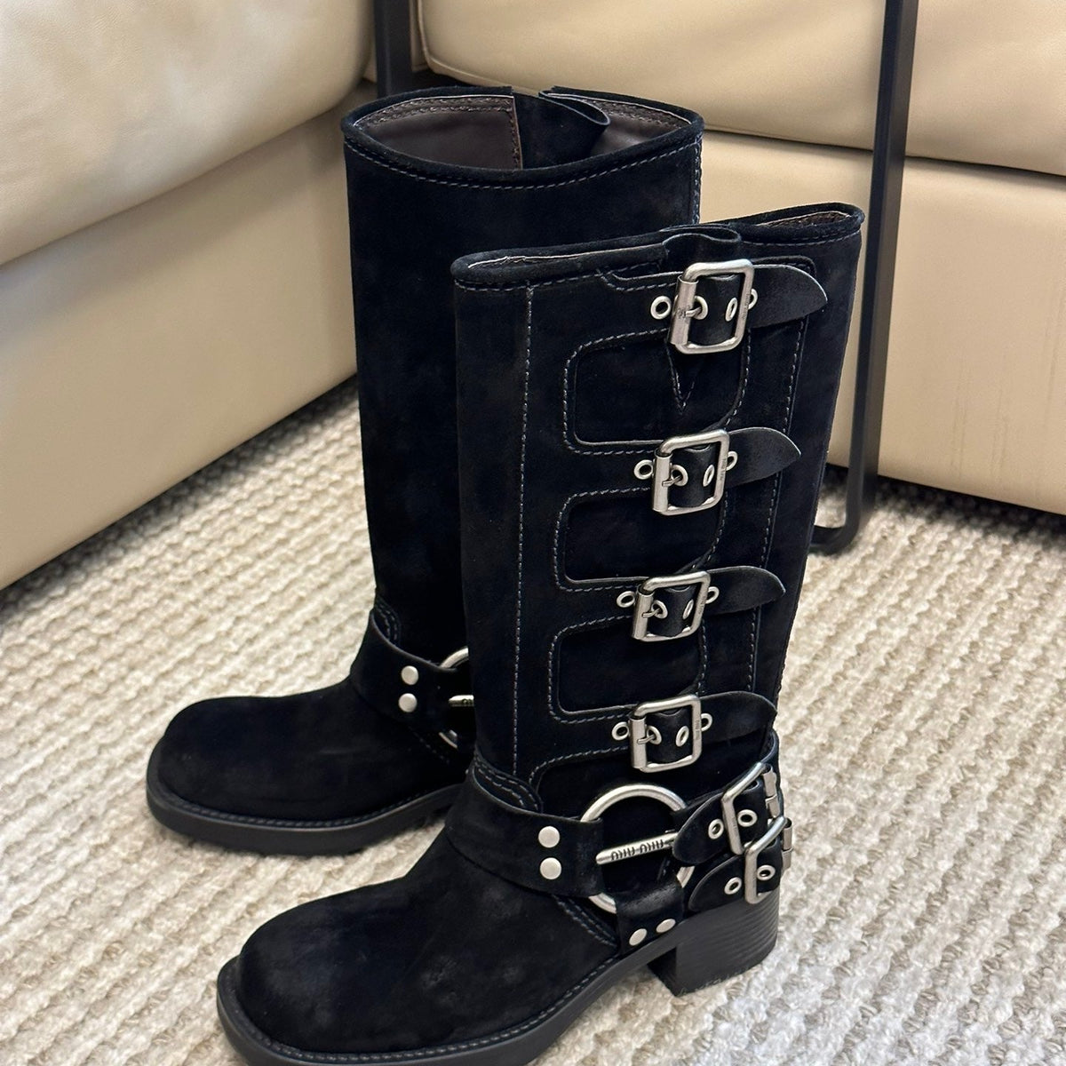 Shoes? Miu M Boots Luxury Lifestyle Designer Footwear