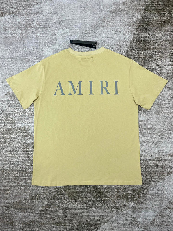Amiri luxury t-shirt detail shot