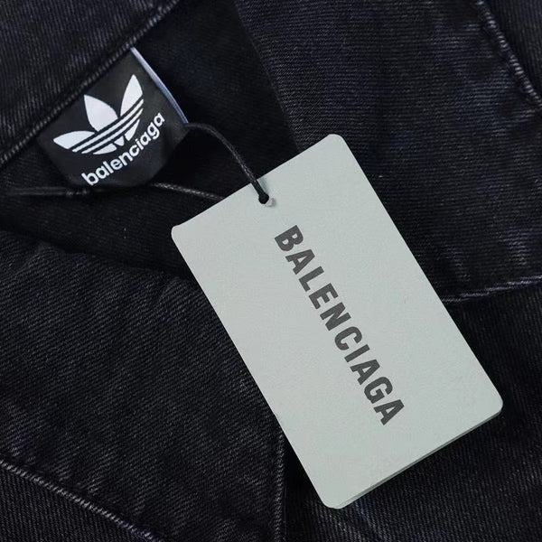 Close-up of Balenciaga designer clothing craftsmanship