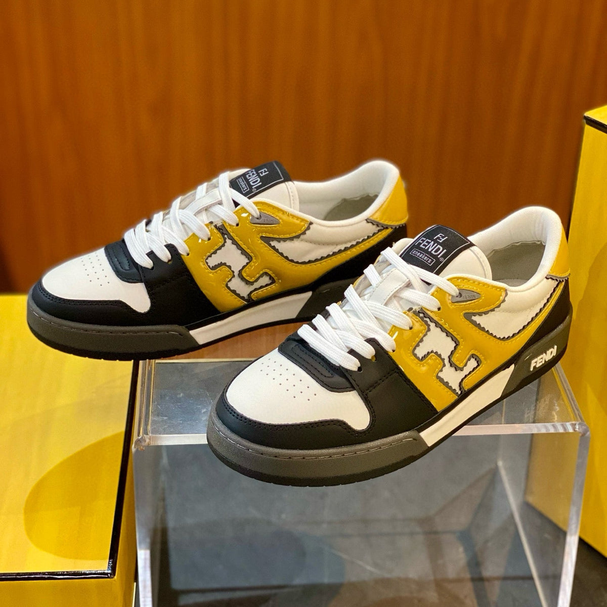 Shoes- Fen Match Sneaker Luxury Lifestyle Designer Footwear