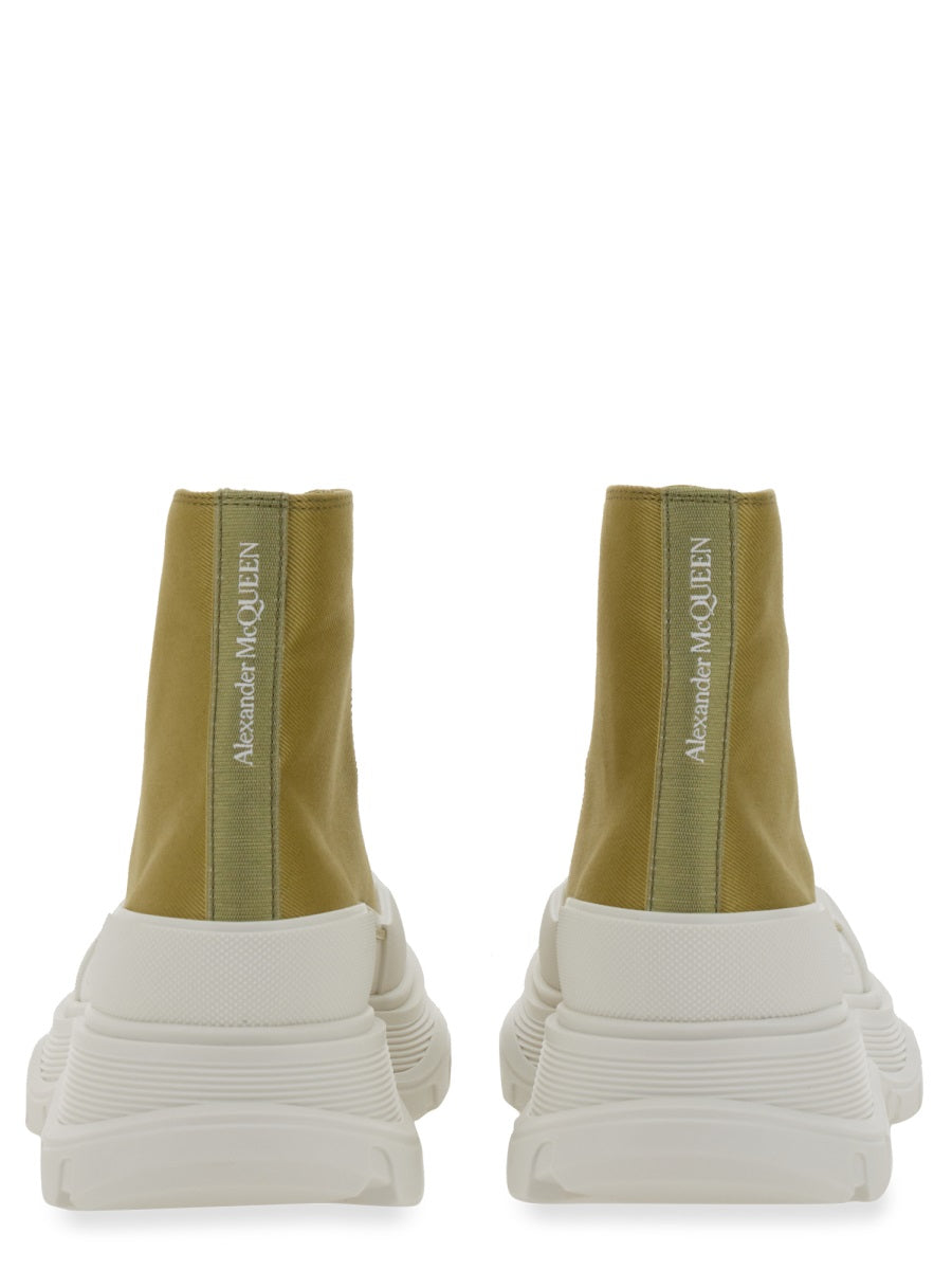 Alexander McQueen athletic side profile designer luxury fashion