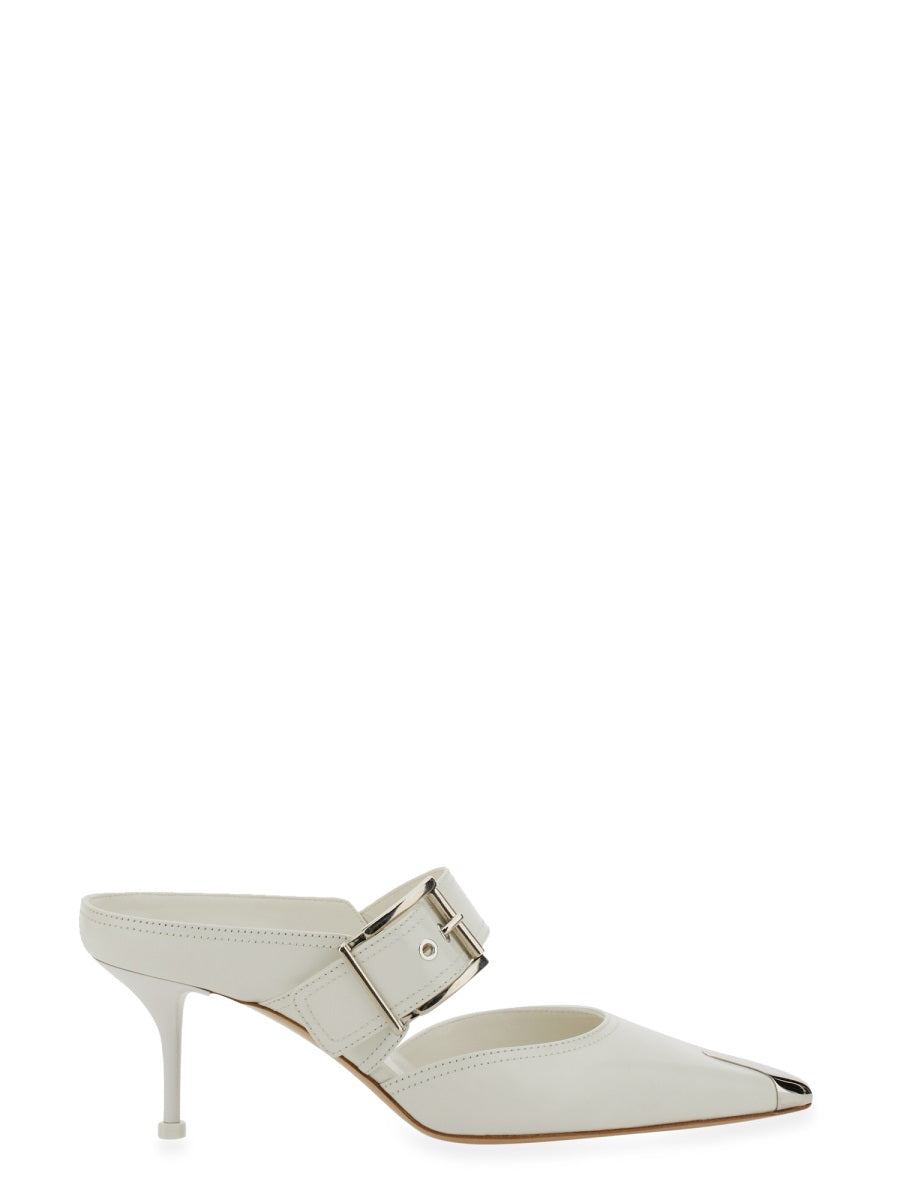 Alexander McQueen Shoes? Alexander Mcqueen Women Punk Sandal With Buckle Premium Designer Casual Shoes