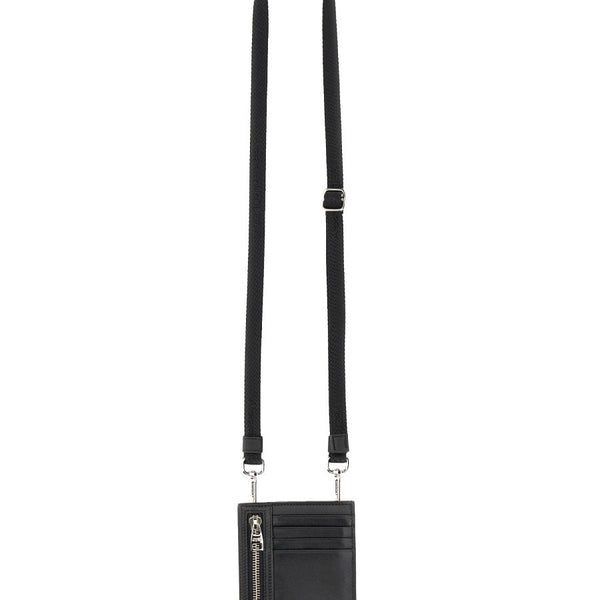 Alexander McQueen Wallets? Alexander Mcqueen Men Card Holder With Logo Print Elegant Everyday Leather Wallet