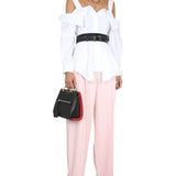 Alexander McQueen premium pants detail and craftsmanship close-up